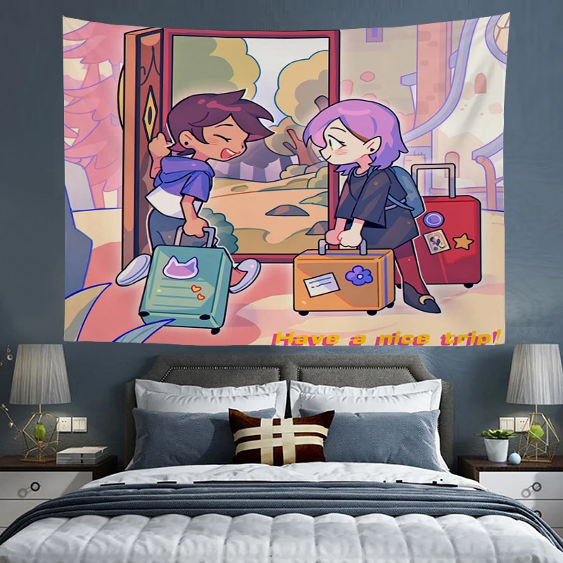 Custom Tapestry Owl-House Tapestries Wall Art Hanging Home Decoration Accessories Anime Headboards Wallpaper Bedroom Aesthetic
Custom Tapestry Owl-House Tapestries Wall Art Hanging Home Decoration Accessories Anime Headboards Wallpaper Bedroom Aesthetic