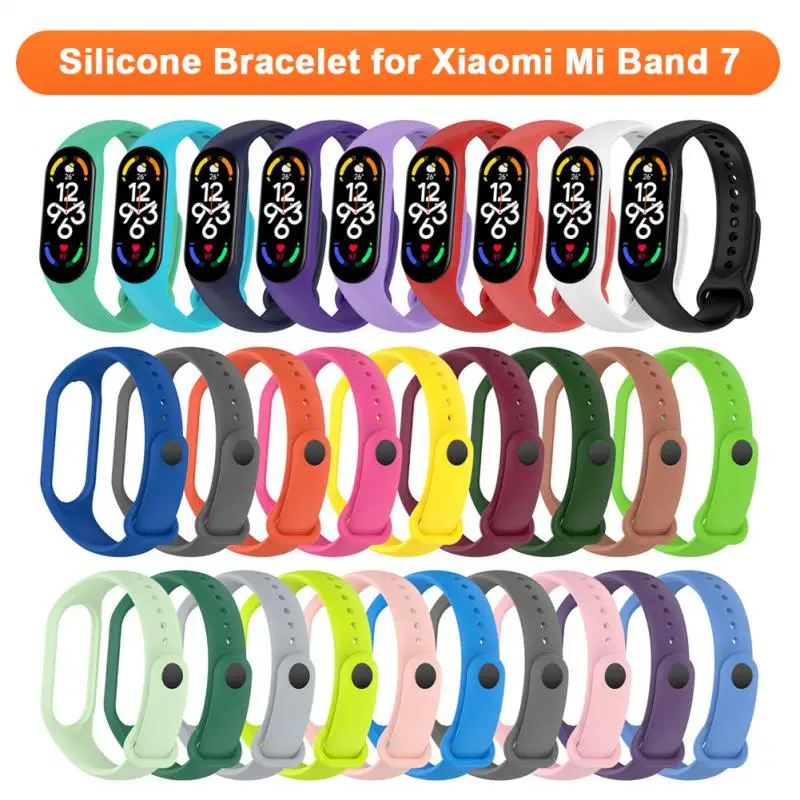 Силиконовый ремешок для Xiaomi Mi Band 7, сменный спортивный браслет для Mi Band 7, ремешок для смарт-часов miband 7
Силиконовый ремешок для Xiaomi Mi Band 7, сменный спортивный браслет для Mi Band 7, ремешок для смарт-часов miband 7