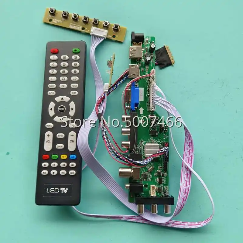For LP154WE3-TLB2 VGA AV USB HDMI-Compatible Panel 3663 DVB Digital 15.4" 40 Pin LVDS 1680 1050 LCD Controller Driver Board Kit
For LP154WE3-TLB2 VGA AV USB HDMI-Compatible Panel 3663 DVB Digital 15.4" 40 Pin LVDS 1680 1050 LCD Controller Driver Board Kit