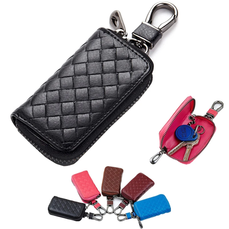 Genuine Leather Car Key Men Women Wallets Zipper Keys Case Bag Men Card Money Holder Business Housekeeper Keychain Cover
Genuine Leather Car Key Men Women Wallets Zipper Keys Case Bag Men Card Money Holder Business Housekeeper Keychain Cover