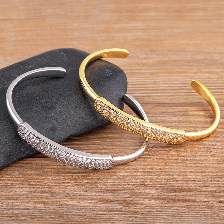 AIBEF Fashion Simple Cuff Bracelets For Women Luxury Designer Jewelry Gold Silver Color Bangle Bracelet Adjustable Couple Gift
AIBEF Fashion Simple Cuff Bracelets For Women Luxury Designer Jewelry Gold Silver Color Bangle Bracelet Adjustable Couple Gift