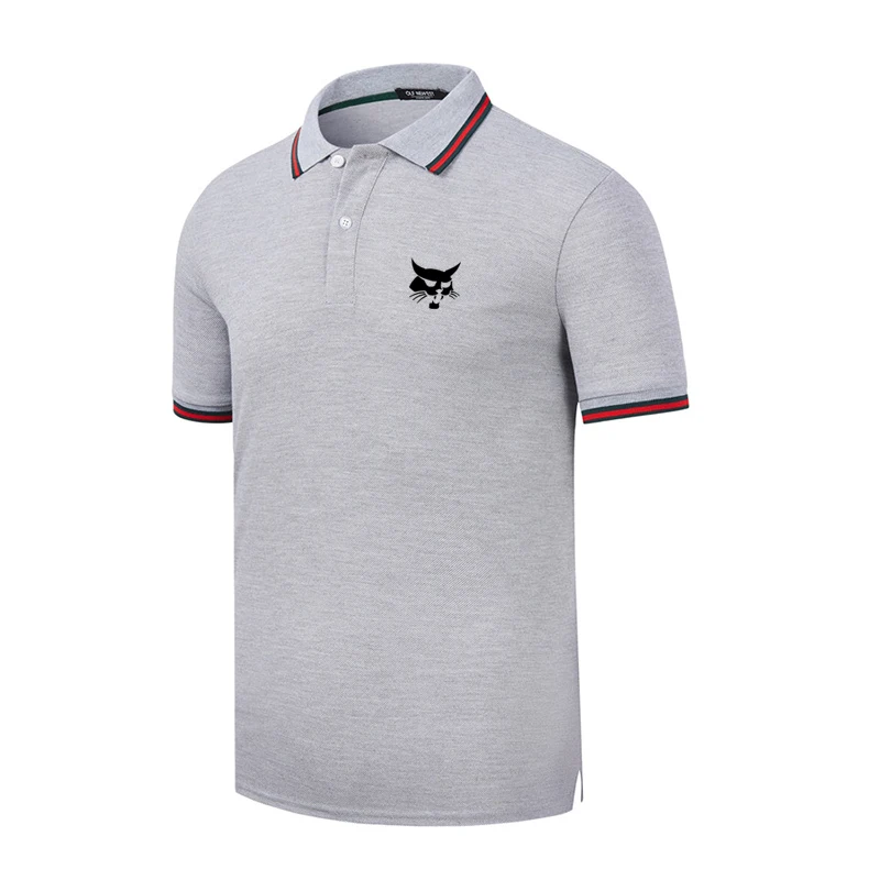 New Bobcat Logo Polo Shirt Men's Lapel Top Summer Leisure Outdoor Sports Quick-drying Breathable Business Male Polo Shirt Tops
New Bobcat Logo Polo Shirt Men's Lapel Top Summer Leisure Outdoor Sports Quick-drying Breathable Business Male Polo Shirt Tops