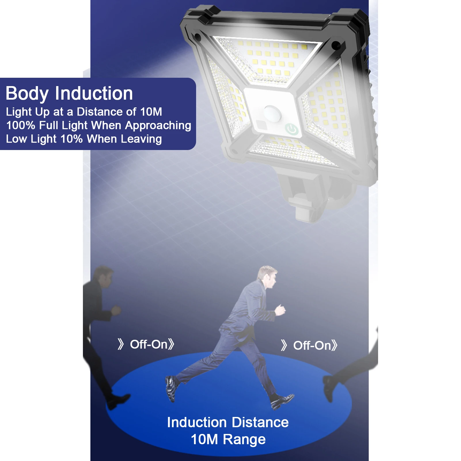 Solar Security Lights Outdoor 3 Modes Solar Motion Sensor Lights IP65 Waterproof Solar Powered Lights LED Outdoor Super Bright
Solar Security Lights Outdoor 3 Modes Solar Motion Sensor Lights IP65 Waterproof Solar Powered Lights LED Outdoor Super Bright