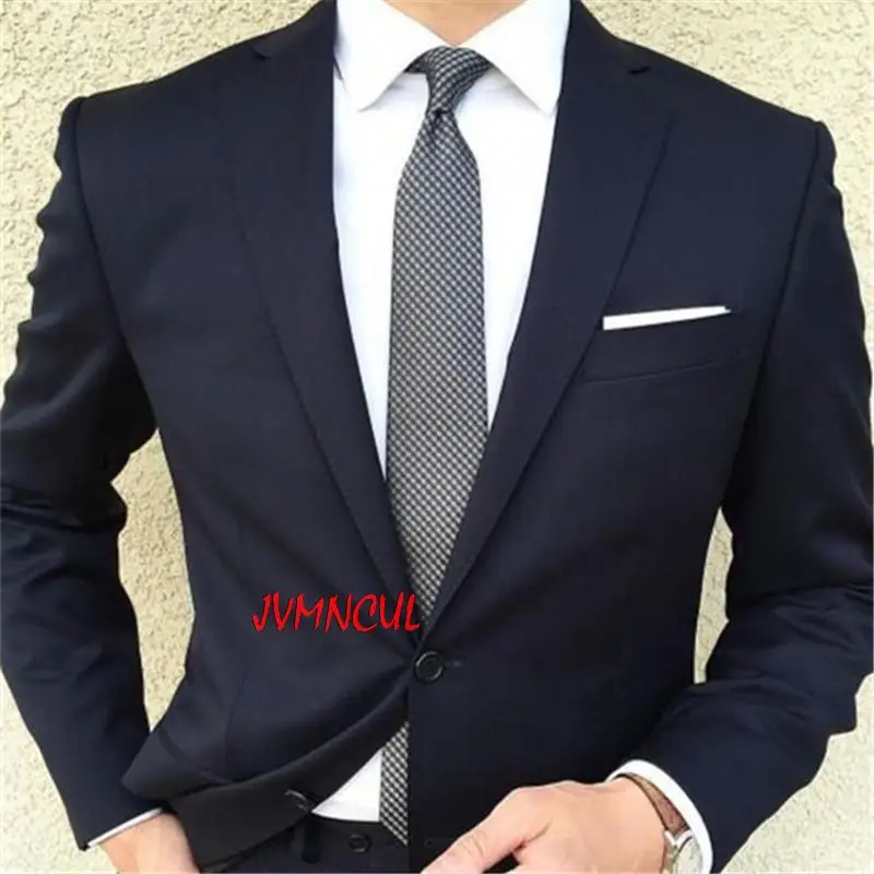 Work Daily Wear Navy Blue Men Suit 2pieces (Jacket+Pant+Vest) Groom Tuxedos Groomsmen Wear Wedding Blazer Suits For Men
Work Daily Wear Navy Blue Men Suit 2pieces (Jacket+Pant+Vest) Groom Tuxedos Groomsmen Wear Wedding Blazer Suits For Men
