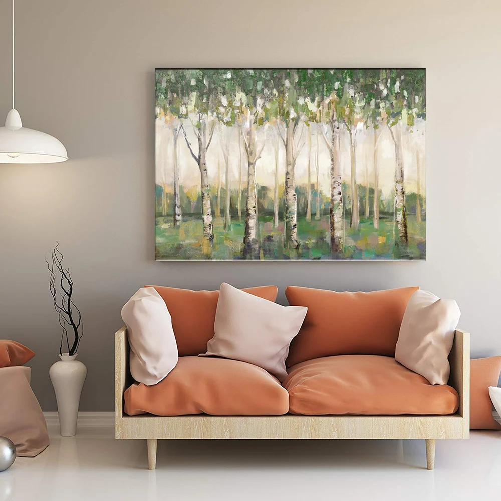 MomoArt New Arrival Tree Art Handmade Abstract Forest Oil Painting Canvas Geometry Textured Modern Home Decoration Piece Art
MomoArt New Arrival Tree Art Handmade Abstract Forest Oil Painting Canvas Geometry Textured Modern Home Decoration Piece Art
