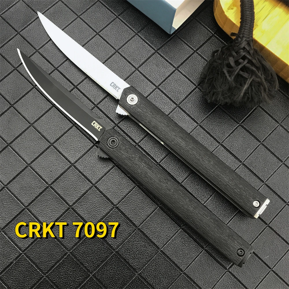 

Новейший складной нож CRKT 7097, Ричард Роджерс, генеральный директор, флиппер, ультралегкий походный тактический инструмент для самообороны и кемпинга с лезвием 8Cr13Mov