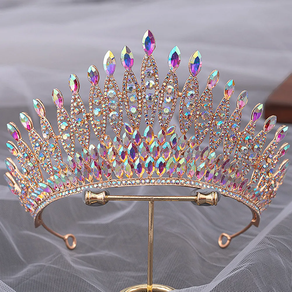 DIEZI Korean Luxury Multicolor Crystal Tiara Crown For Women Wedding Fashion Bridal Queen Rhinestone Hair Accessories Headbands
DIEZI Korean Luxury Multicolor Crystal Tiara Crown For Women Wedding Fashion Bridal Queen Rhinestone Hair Accessories Headbands