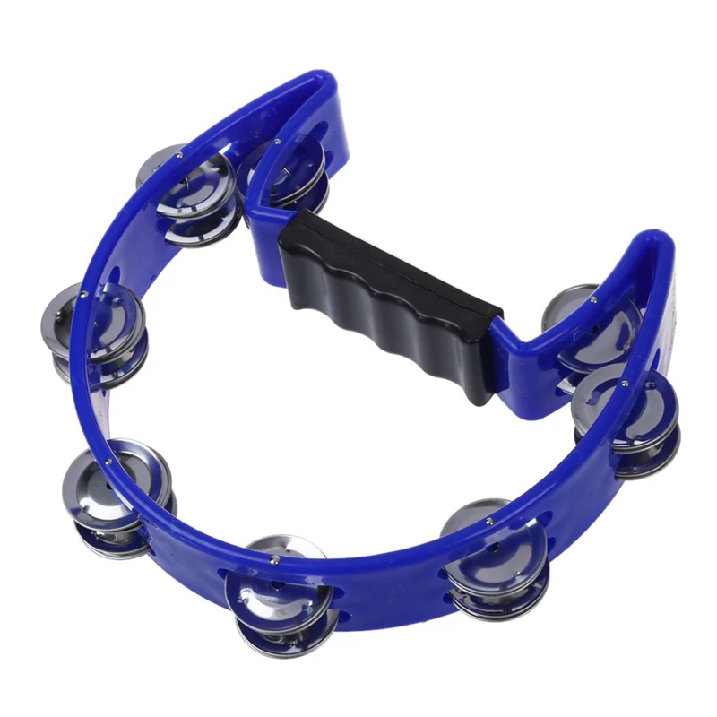 1Pcs Tambourine Blue Hand Held With Double Row Metal & 1Pcs Single Row Tambourine Hand Held Percussion Instrument
1Pcs Tambourine Blue Hand Held With Double Row Metal & 1Pcs Single Row Tambourine Hand Held Percussion Instrument