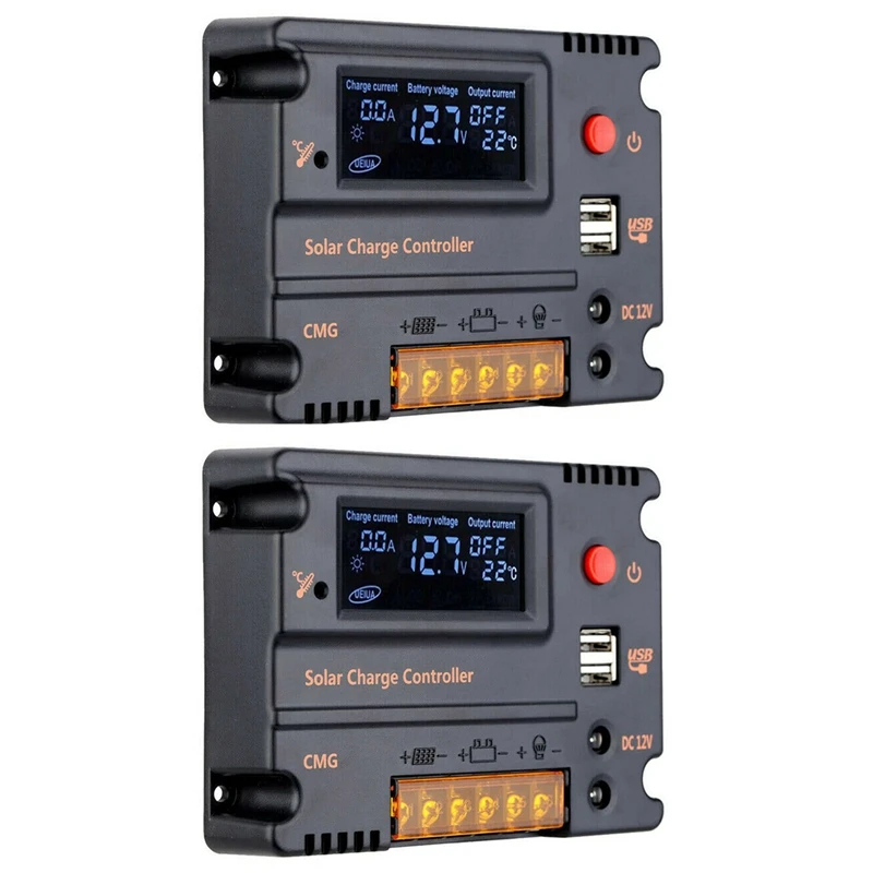 2X Solar Controller 20A MPPT 12V PV Solar Panel Battery Charger Regulator LCD Display
2X Solar Controller 20A MPPT 12V PV Solar Panel Battery Charger Regulator LCD Display