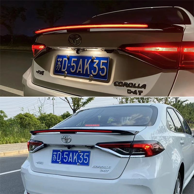 Используется для Toyota Corolla Altis 2019 2020 2021 года спойлер из АБС-пластика светильник заднего багажника крыла автомобиля комплект аксессуаров
Используется для Toyota Corolla Altis 2019 2020 2021 года спойлер из АБС-пластика светильник заднего багажника крыла автомобиля комплект аксессуаров