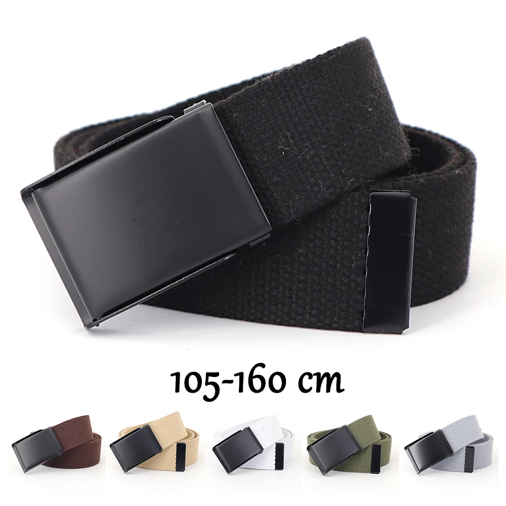 Women Men Plus Large Size 130 135 140 150 160cm Canvas Belt Unisex Outdoor Metal Buckle Casual Waist Belts for Jeans White black
Women Men Plus Large Size 130 135 140 150 160cm Canvas Belt Unisex Outdoor Metal Buckle Casual Waist Belts for Jeans White black