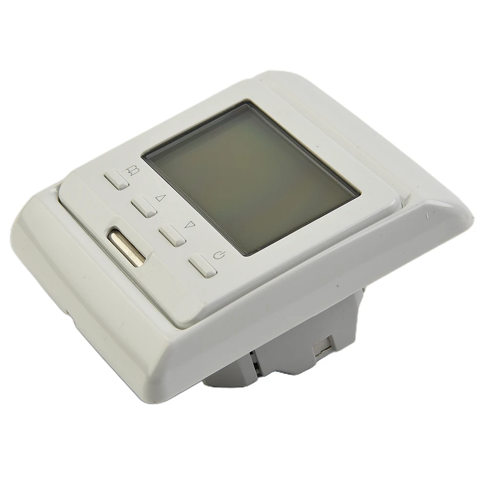 Programmable Thermostat Floor Heater Heating LCD Display Panel Thermostat 16A 2 Mode 8.6 X 8.6 X 4.3 Cm AC 230V
Programmable Thermostat Floor Heater Heating LCD Display Panel Thermostat 16A 2 Mode 8.6 X 8.6 X 4.3 Cm AC 230V
