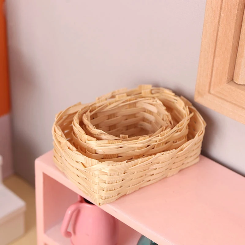 1pc MINI Bamboo Basket Simulation Food Basket Model Toys for Doll House Decoration 1/12 Dollhouse Miniature Accessories
1pc MINI Bamboo Basket Simulation Food Basket Model Toys for Doll House Decoration 1/12 Dollhouse Miniature Accessories