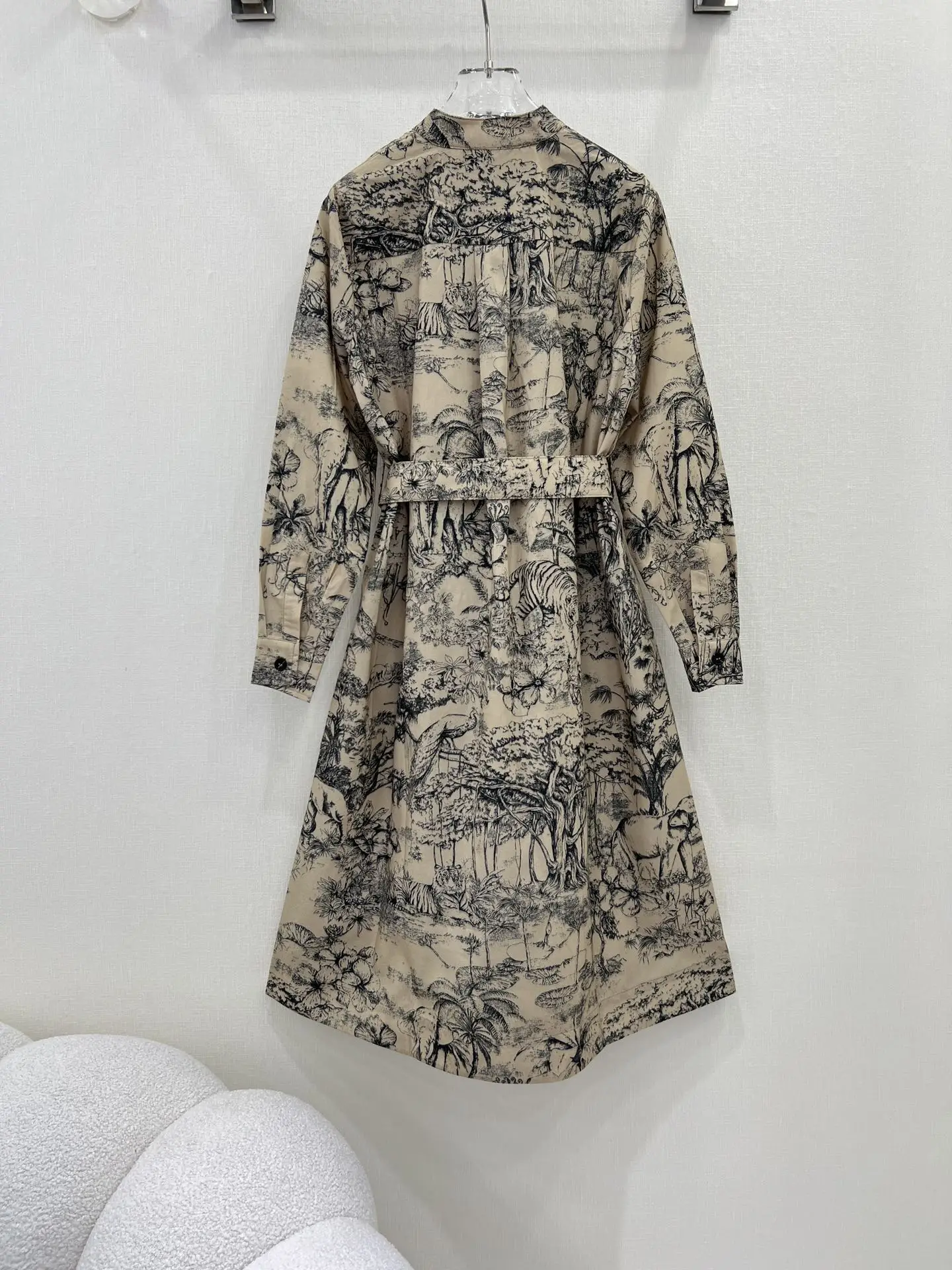 100% cotton women early fall plants printed long sleeve stand collar long dresses single breasted belt dress
100% cotton women early fall plants printed long sleeve stand collar long dresses single breasted belt dress