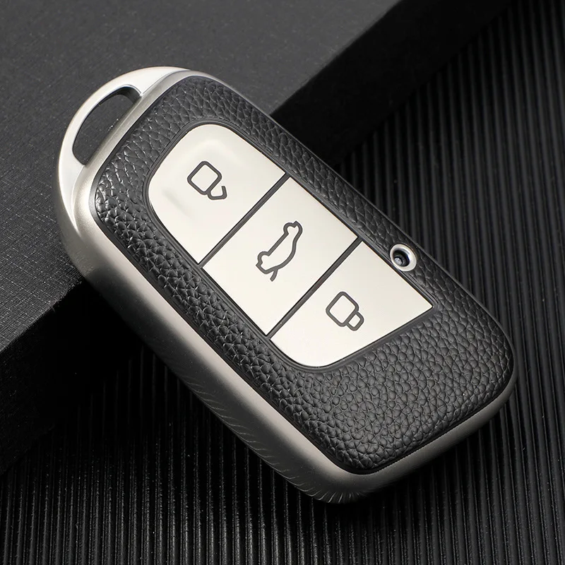 Leather TPU Car Key Cover Protect Case Shell Bag For Chery Little Big ANT EQ1 2019-22 Smart 3 Button Protector Accessories
Leather TPU Car Key Cover Protect Case Shell Bag For Chery Little Big ANT EQ1 2019-22 Smart 3 Button Protector Accessories