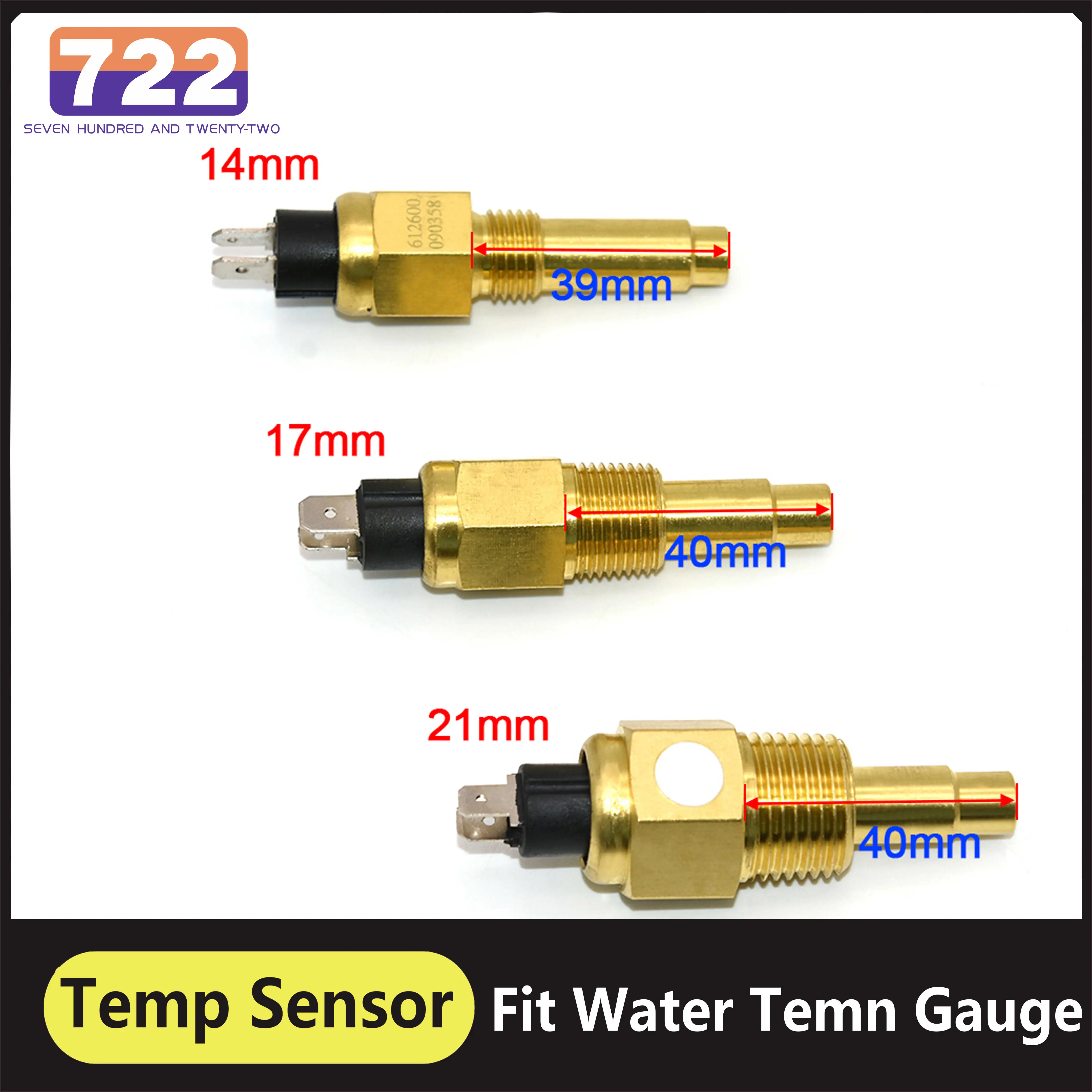 Universal Water Temperature Sensor 4pcs 14mm 17mm 21mm Wireless Generator Diesel Water Temperature Sensor Adapter for Boat Car
Universal Water Temperature Sensor 4pcs 14mm 17mm 21mm Wireless Generator Diesel Water Temperature Sensor Adapter for Boat Car