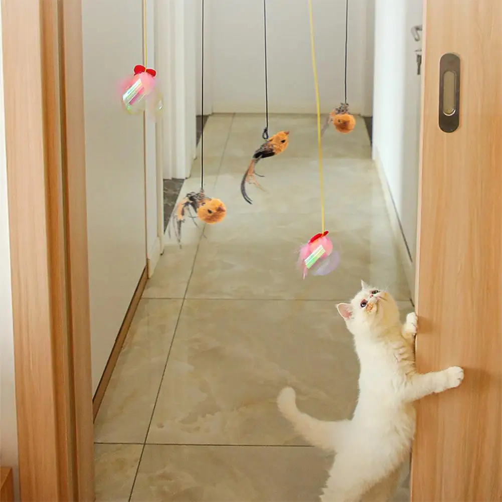 Funny Simulation Bird Interactive Cat Toy Feather Cat Stick With Long Rod Suction Cup Funny Self-happy Interactive Toy
Funny Simulation Bird Interactive Cat Toy Feather Cat Stick With Long Rod Suction Cup Funny Self-happy Interactive Toy