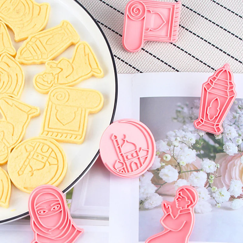 Новый Eid Mubarak, 3D трафареты для печенья, многофункциональный резак для печенья своими руками, практичная кухня
Новый Eid Mubarak, 3D трафареты для печенья, многофункциональный резак для печенья своими руками, практичная кухня