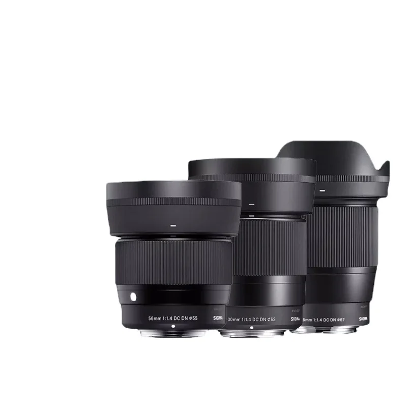 Sigma 16MM F1.4 / 30MM F1.4 / 56MM F1.4 DC DN Three Musketeers Micro Single Camera Lens For Fujifilm Sony Canon
Sigma 16MM F1.4 / 30MM F1.4 / 56MM F1.4 DC DN Three Musketeers Micro Single Camera Lens For Fujifilm Sony Canon
