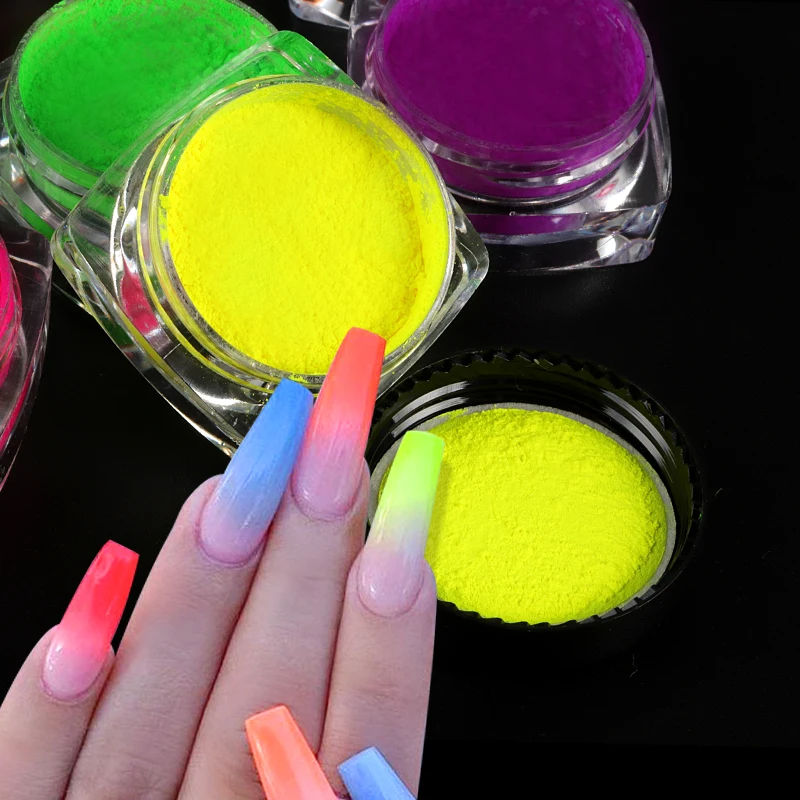9 Color Ombre Nail Art Neon Pigment Powder Set Fluorescent Nail Glitter Powder Manicure Decoration Nail Art Pigment Accessories
9 Color Ombre Nail Art Neon Pigment Powder Set Fluorescent Nail Glitter Powder Manicure Decoration Nail Art Pigment Accessories