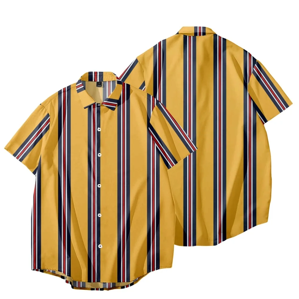 Stripe Print Style Cute Fashion Short Sleeve Shirt Casual Kawaii Unisex Clothing
Stripe Print Style Cute Fashion Short Sleeve Shirt Casual Kawaii Unisex Clothing