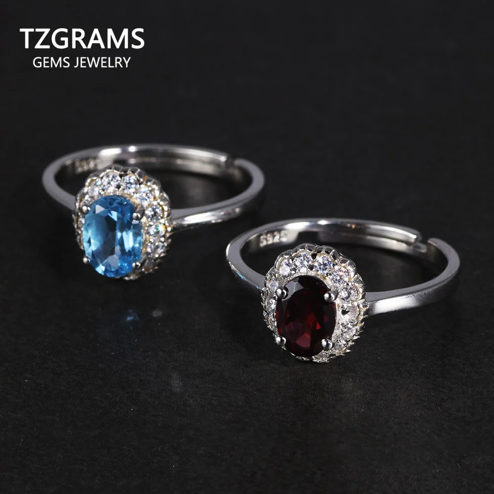 Authentic 925 Sterling Silver Lady Ring Oval Garnet Midi Rings For Women Handmade Vintage Adjustable Size Wholesale
Authentic 925 Sterling Silver Lady Ring Oval Garnet Midi Rings For Women Handmade Vintage Adjustable Size Wholesale