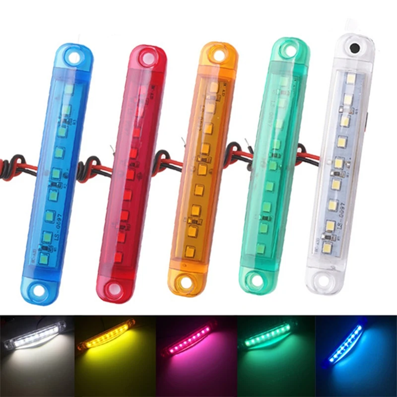 9 LED Truck Side Warning Light Waterproof Signal Marker Lamp Car Bus Truck Trailer Van Bulb Accessories Indicator Lamp 12-24V
9 LED Truck Side Warning Light Waterproof Signal Marker Lamp Car Bus Truck Trailer Van Bulb Accessories Indicator Lamp 12-24V