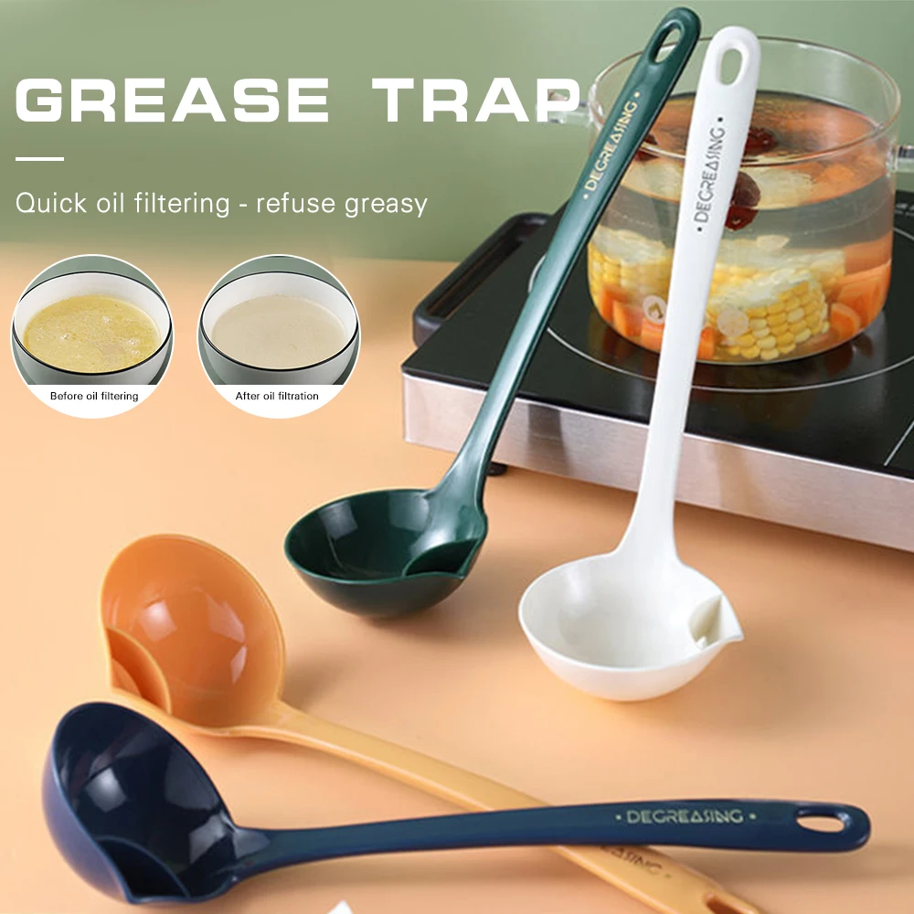 Grease Trap Oil Separator With Separation Principle Soup Draining Oil Colander Multipurpose Cooking Spoon For Kitchen Soup Spoon
Grease Trap Oil Separator With Separation Principle Soup Draining Oil Colander Multipurpose Cooking Spoon For Kitchen Soup Spoon