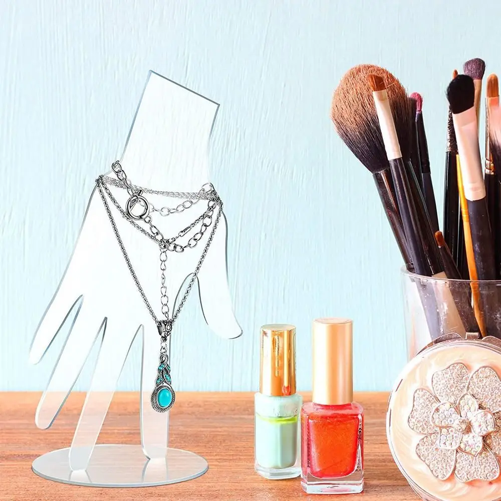 Creative Hand Shape Clear Acrylic Jewelry Display Rack Hanging Bracelet Ring Display Stand Multi-functional Bangle Organizer
Creative Hand Shape Clear Acrylic Jewelry Display Rack Hanging Bracelet Ring Display Stand Multi-functional Bangle Organizer