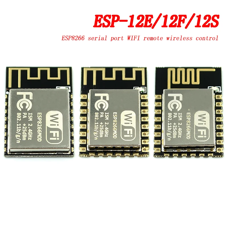 ESP8266 serial port WIFI remote wireless control wifi module ESP-12E ESP-12F ESP12S
ESP8266 serial port WIFI remote wireless control wifi module ESP-12E ESP-12F ESP12S