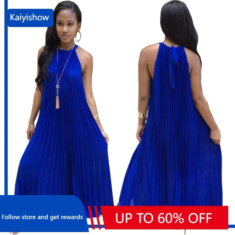 African Dresses for Women Elegant Summer African Sleeveless Polyester Red Black White Pink Green Long Pleated Dress Maxi Dress
African Dresses for Women Elegant Summer African Sleeveless Polyester Red Black White Pink Green Long Pleated Dress Maxi Dress