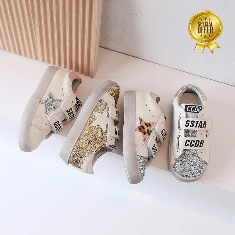 Sneakers Flat Children Velcro Brand Casual for Girls Zapatillas Infant Sequins Leather Own Logo Custom
Sneakers Flat Children Velcro Brand Casual for Girls Zapatillas Infant Sequins Leather Own Logo Custom
