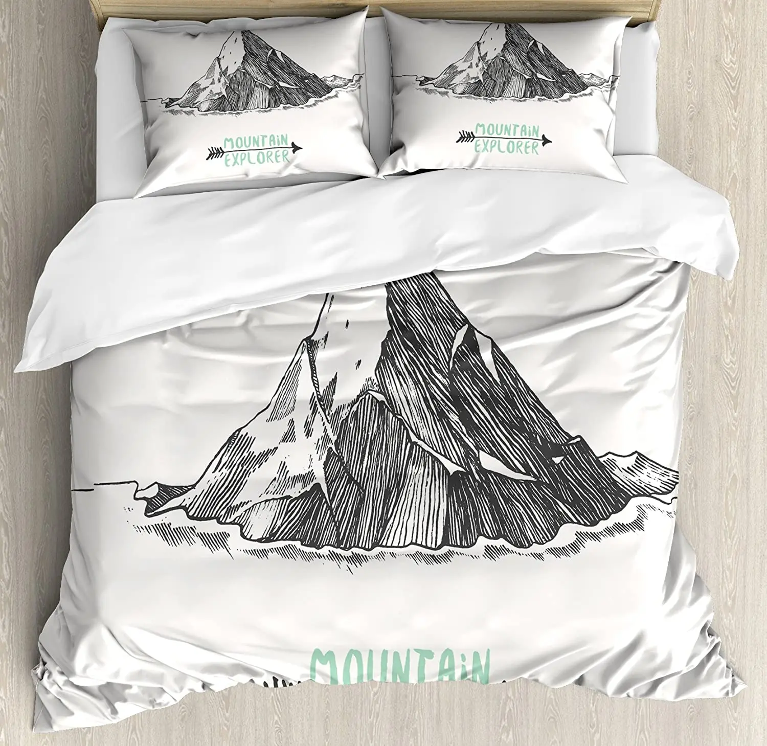 Explore Bedding Set For Bedroom Bed Home Sketch Style Mountain with an Arrow Exploring The Duvet Cover Quilt Cover Pillowcase
Explore Bedding Set For Bedroom Bed Home Sketch Style Mountain with an Arrow Exploring The Duvet Cover Quilt Cover Pillowcase