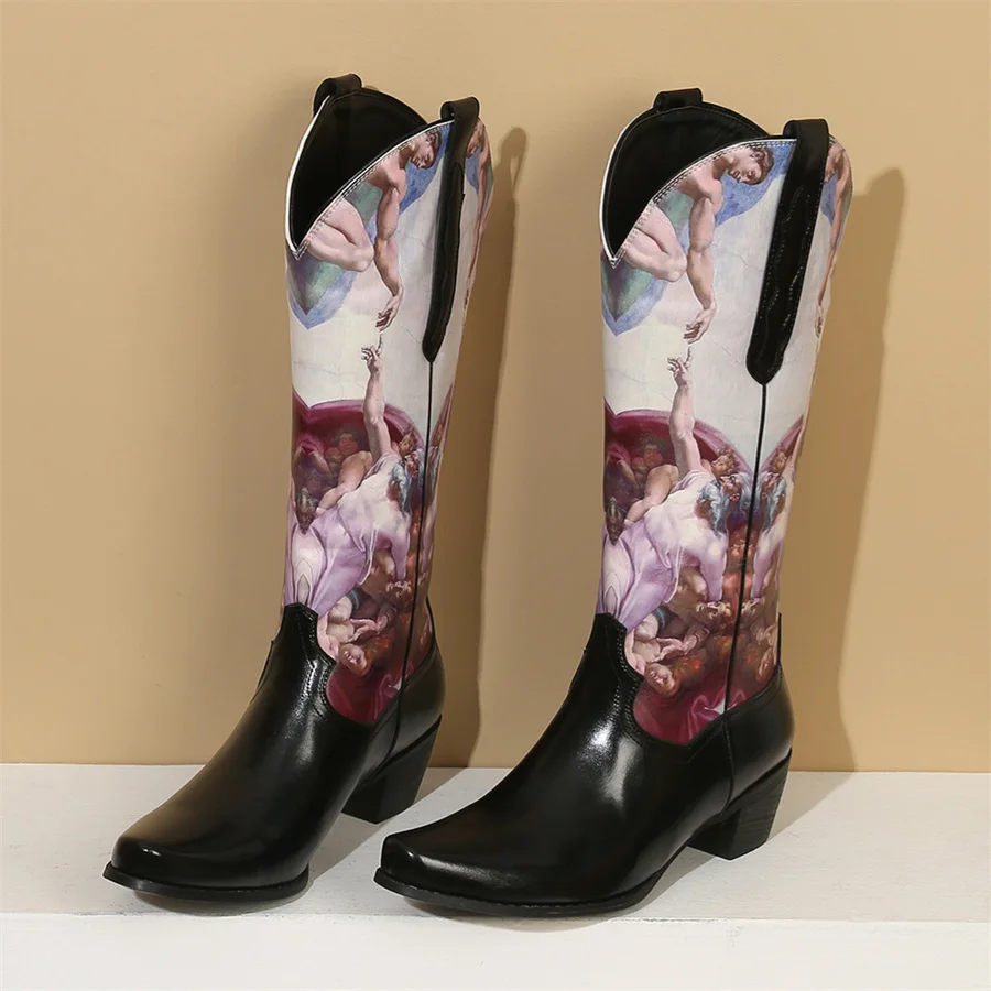 Western Cowboy Boots for Women 2023 Pointed Toe High Heels Boots Ladies Cowgirl Boots Wide Mid Calf Feminina Boots Dropshopping
Western Cowboy Boots for Women 2023 Pointed Toe High Heels Boots Ladies Cowgirl Boots Wide Mid Calf Feminina Boots Dropshopping