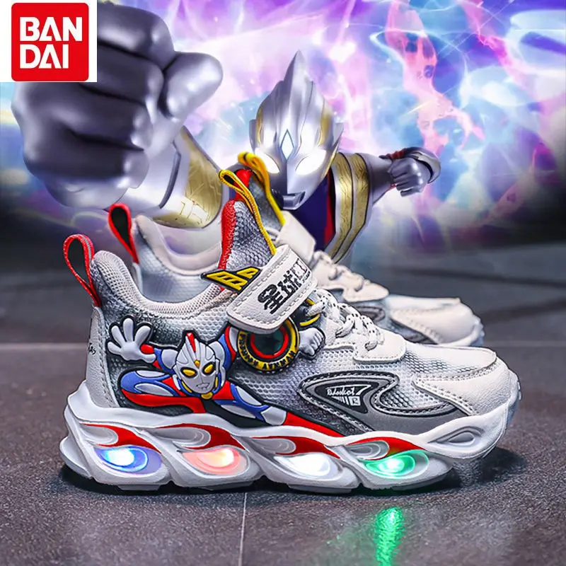 Bandai 2022 Summer New Cartoon Ultraman Lighting Mesh Surface Non-slip Breathable Children's Rubber Sole Casual Shoes
Bandai 2022 Summer New Cartoon Ultraman Lighting Mesh Surface Non-slip Breathable Children's Rubber Sole Casual Shoes