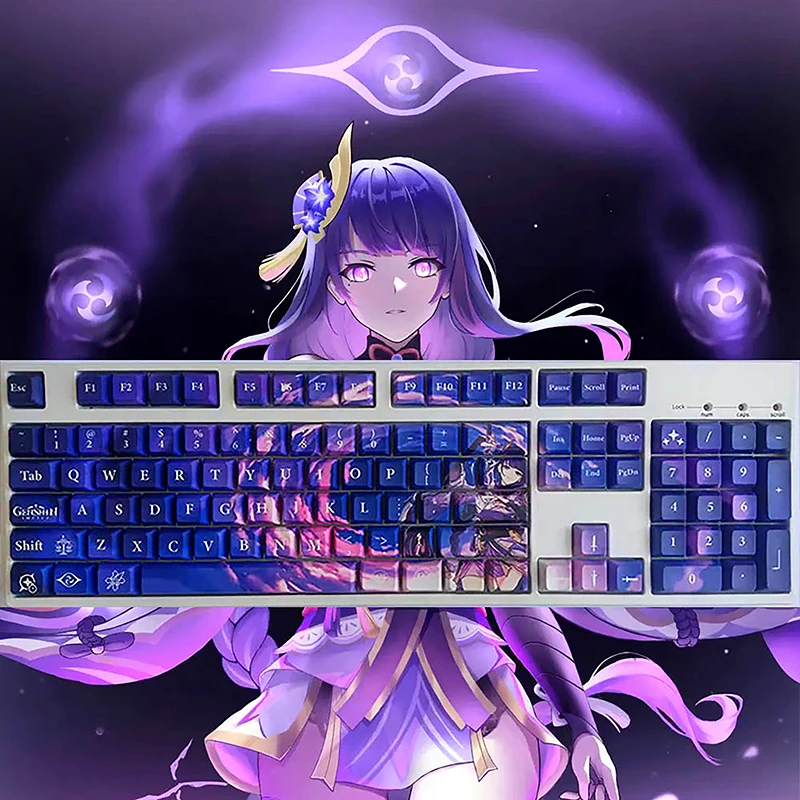 Игровые колпачки для ключей Genshin Impact Raiden Shogun Cos PBT колпачок для ключей крутой мужской фанат игровой плеер Otaku аксессуары для косплея подарок для мужчин женщин мужчин
Игровые колпачки для ключей Genshin Impact Raiden Shogun Cos PBT колпачок для ключей крутой мужской фанат игровой плеер Otaku аксессуары для косплея подарок для мужчин женщин мужчин