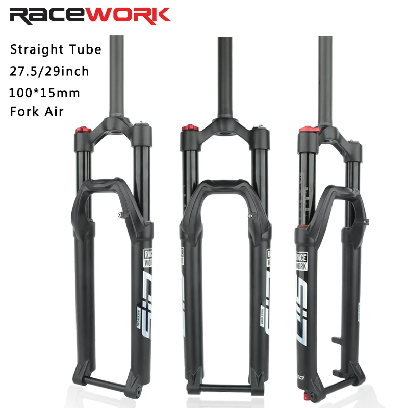 Mountain Bike Air Fork Thru Axle With Rebound Adjustment MTB Front Suspension 27.5/29er Straight RL 100*15mm
Mountain Bike Air Fork Thru Axle With Rebound Adjustment MTB Front Suspension 27.5/29er Straight RL 100*15mm