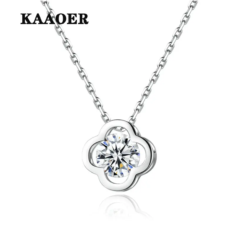KAAOER 2022 NEW 100% S925 New creative zircon lobular grass necklace niche fashion versatile clavicle chain pendant wholesale
KAAOER 2022 NEW 100% S925 New creative zircon lobular grass necklace niche fashion versatile clavicle chain pendant wholesale
