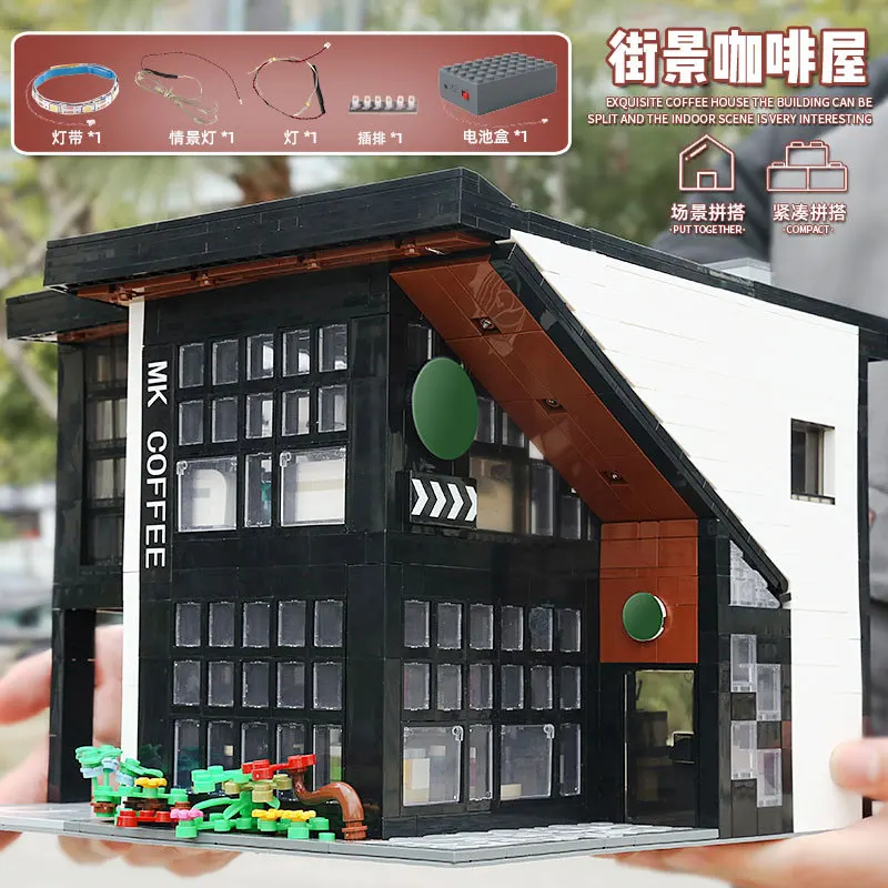 Модульные строительные блоки Mold King 16036 из серии Creator, современные кафе, 2728 шт. кубиков, развивающие игрушки для подарка
Модульные строительные блоки Mold King 16036 из серии Creator, современные кафе, 2728 шт. кубиков, развивающие игрушки для подарка