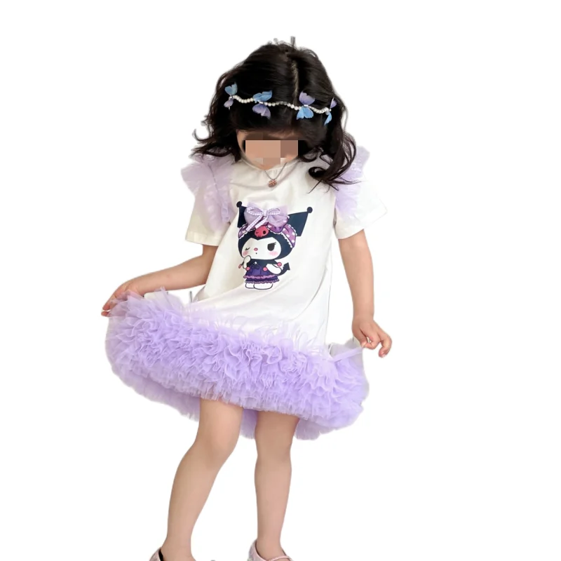 Sanrio Anime Kuromi Kawaii Dress Summer Personality Cute Purple Cartoon Western Style Fashion Princess Mesh Dress Birthday Gift
Sanrio Anime Kuromi Kawaii Dress Summer Personality Cute Purple Cartoon Western Style Fashion Princess Mesh Dress Birthday Gift