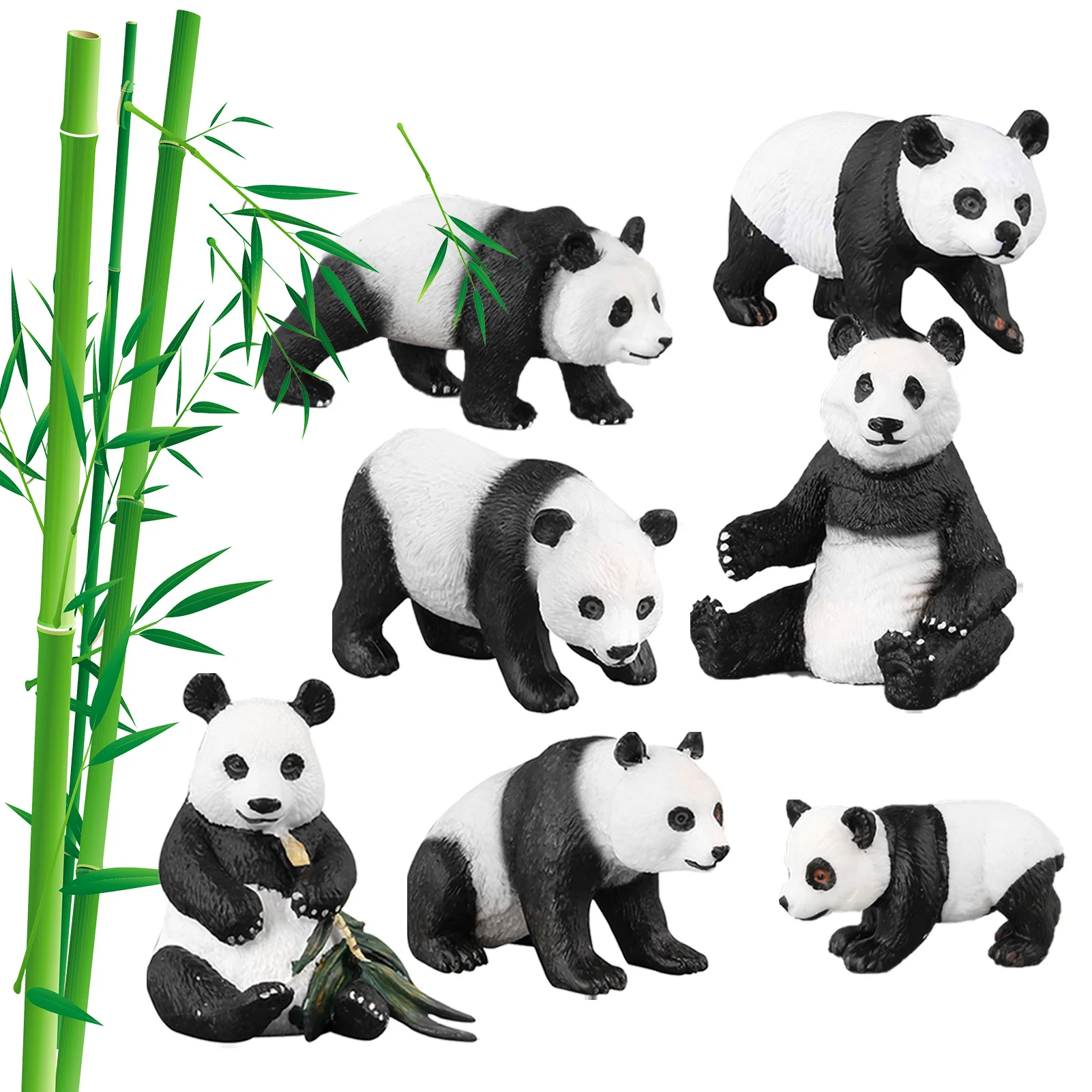 7pcs Panda Sculpture Ornaments Crafts Animal Figurines For Landscape Home Desktop Decor Solid Model Gift For Kids Toddlers
7pcs Panda Sculpture Ornaments Crafts Animal Figurines For Landscape Home Desktop Decor Solid Model Gift For Kids Toddlers