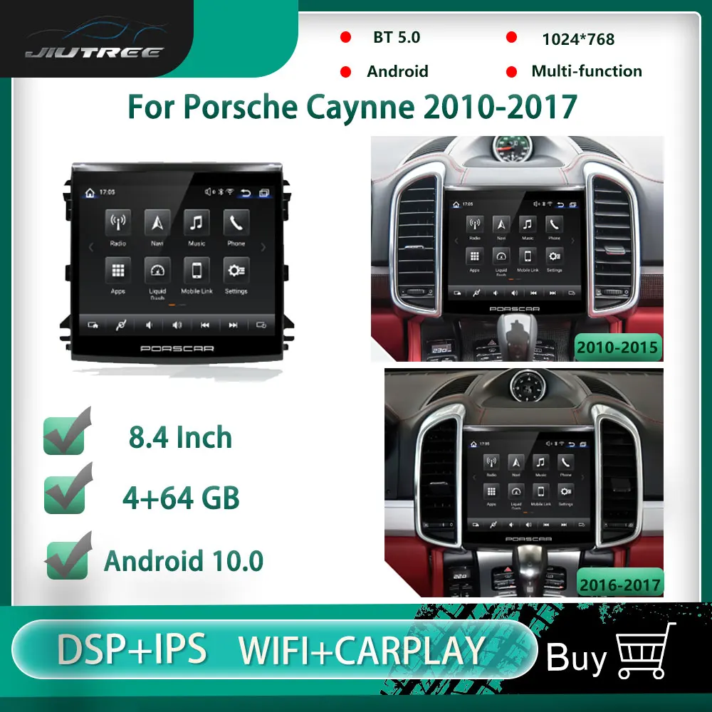 Автомобильный плеер 8,4 дюймов Android 10,0 для Porsche Caynne 2010 -2017 64 Гб IPS экран Мультимедиа Радио GPS Навигация стерео головное устройство
Автомобильный плеер 8,4 дюймов Android 10,0 для Porsche Caynne 2010 -2017 64 Гб IPS экран Мультимедиа Радио GPS Навигация стерео головное устройство