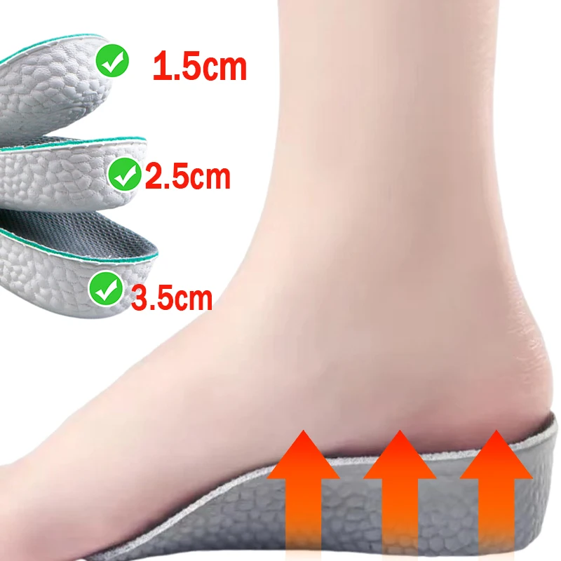 Memory Foam Height Increase Insoles for Men Women Shoes Flat Feet Arch Support Orthopedic Insoles Sneakers Heel Lift Shoe Pads
Memory Foam Height Increase Insoles for Men Women Shoes Flat Feet Arch Support Orthopedic Insoles Sneakers Heel Lift Shoe Pads