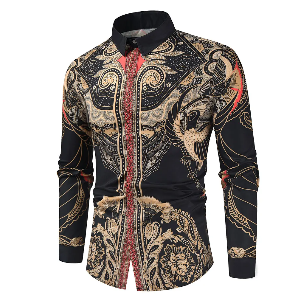 Print Fashion Show Vintage Shirt Men Camisa Masculina Slim Fit Club Party Prom Printed Mens Shirt Chemise Homme
Print Fashion Show Vintage Shirt Men Camisa Masculina Slim Fit Club Party Prom Printed Mens Shirt Chemise Homme