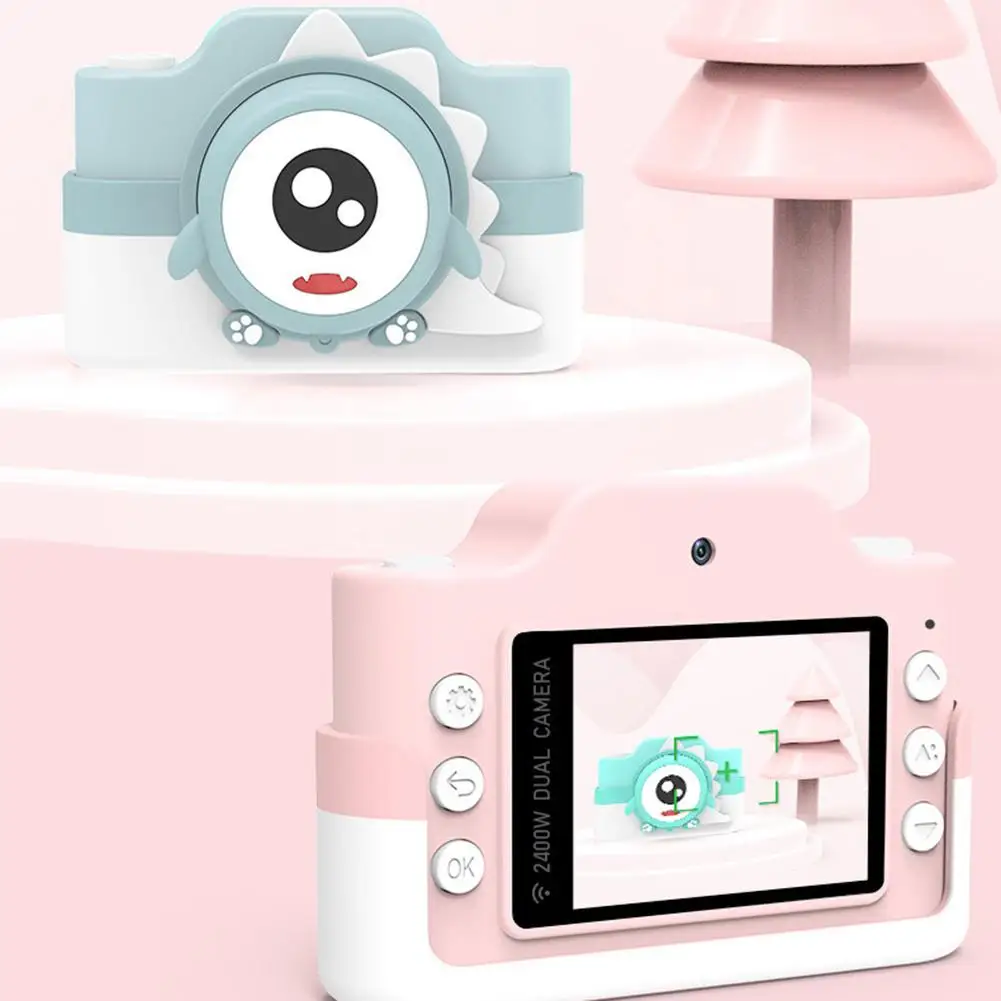 Mini Cartoon Camera 16G 2400 Pixels Digital Camera Educational Children Toys Portable Video Camera Digital Camera SLR Camera
Mini Cartoon Camera 16G 2400 Pixels Digital Camera Educational Children Toys Portable Video Camera Digital Camera SLR Camera