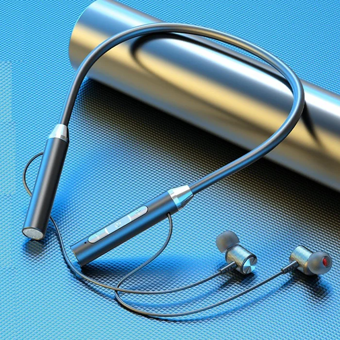 Sports Neckband Wireless Bluetooth Headphones Stereo Bass Music In Ear with Microphone Stereo Music Earbuds Noise Canceling
Sports Neckband Wireless Bluetooth Headphones Stereo Bass Music In Ear with Microphone Stereo Music Earbuds Noise Canceling
