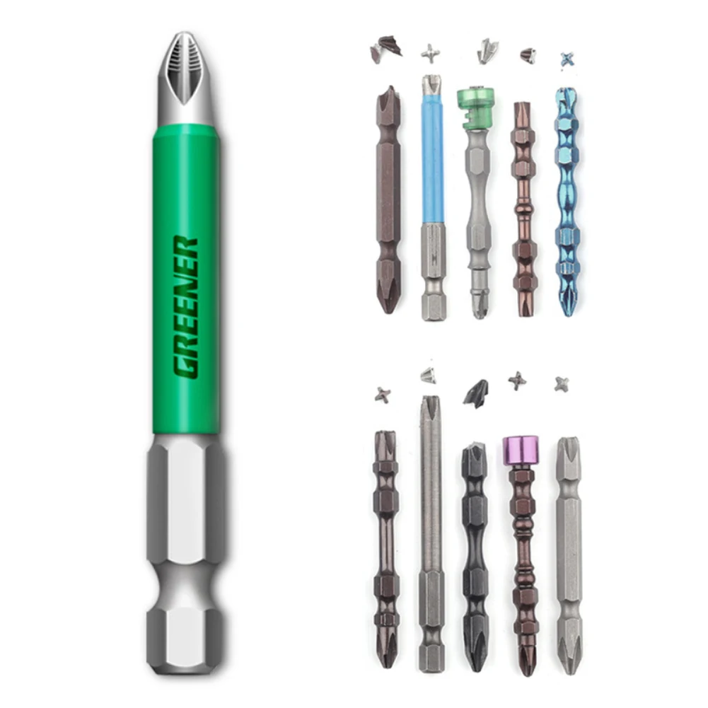 Magnetic Anti Slip Long Reach Electric Screwdriver Bits 1/4" Hex Shank Precision PH2 Single Phillips/Cross Head Power Tools
Magnetic Anti Slip Long Reach Electric Screwdriver Bits 1/4" Hex Shank Precision PH2 Single Phillips/Cross Head Power Tools