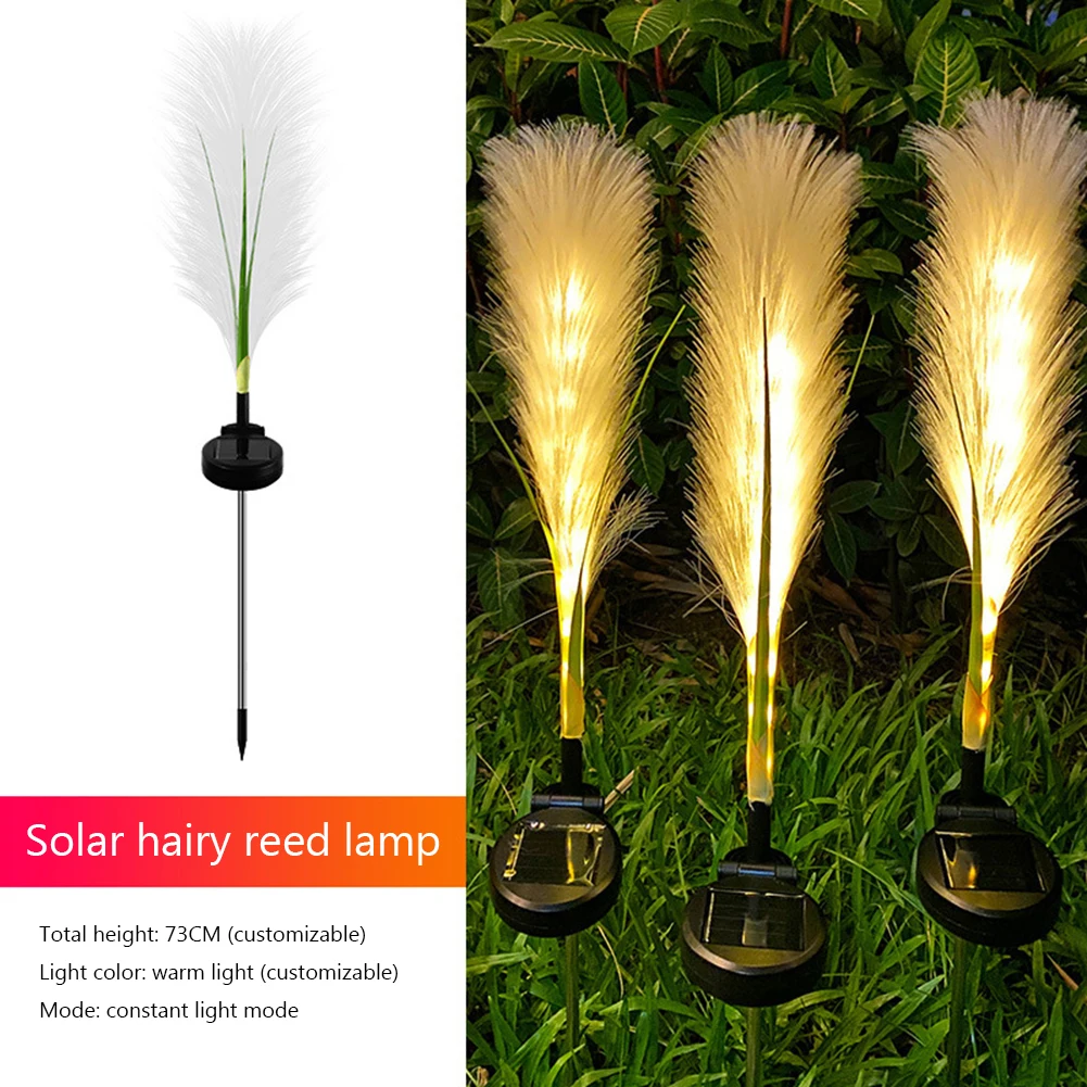 2Pcs Solar Reed Light Outside Garden Lawn Light IP65 Waterproof Flowers Pathway Light Patio Yard Wedding Holiday Decoration Lamp
2Pcs Solar Reed Light Outside Garden Lawn Light IP65 Waterproof Flowers Pathway Light Patio Yard Wedding Holiday Decoration Lamp