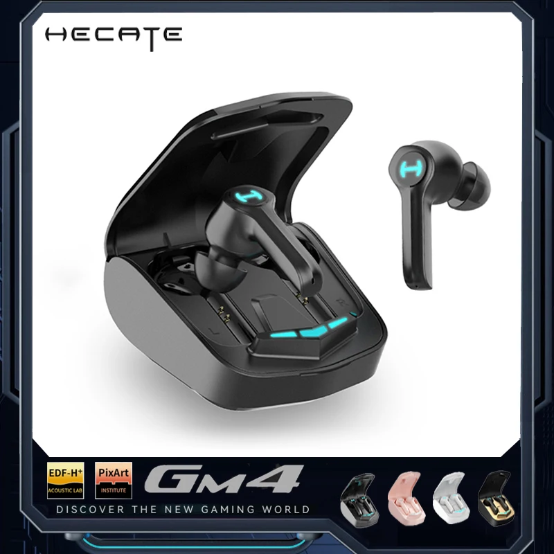 HECATE GM4 True Wireless Gaming Earphones Bluetooth 5.0 Dual Stereo Bass Earbuds Pixart Low Latency/Long Battery/LED/
HECATE GM4 True Wireless Gaming Earphones Bluetooth 5.0 Dual Stereo Bass Earbuds Pixart Low Latency/Long Battery/LED/