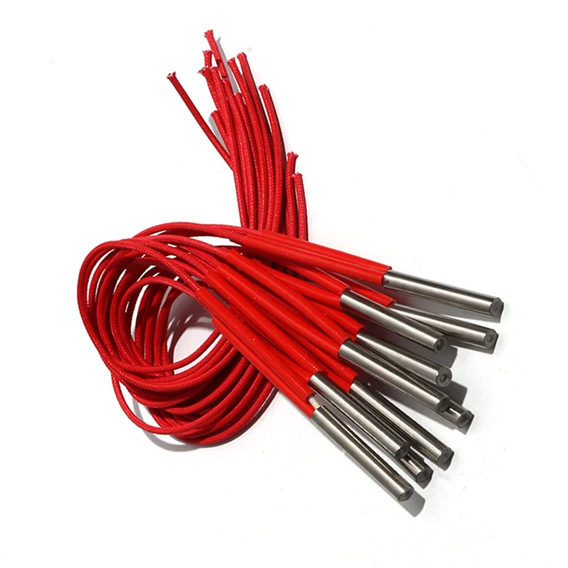10pcs 8mm Cylindrical Cartridge Heating Element Mould Wired Cartridge Heater 50/52/55/58/60mm 100W/110W/120W DC110V/220V/380V
10pcs 8mm Cylindrical Cartridge Heating Element Mould Wired Cartridge Heater 50/52/55/58/60mm 100W/110W/120W DC110V/220V/380V